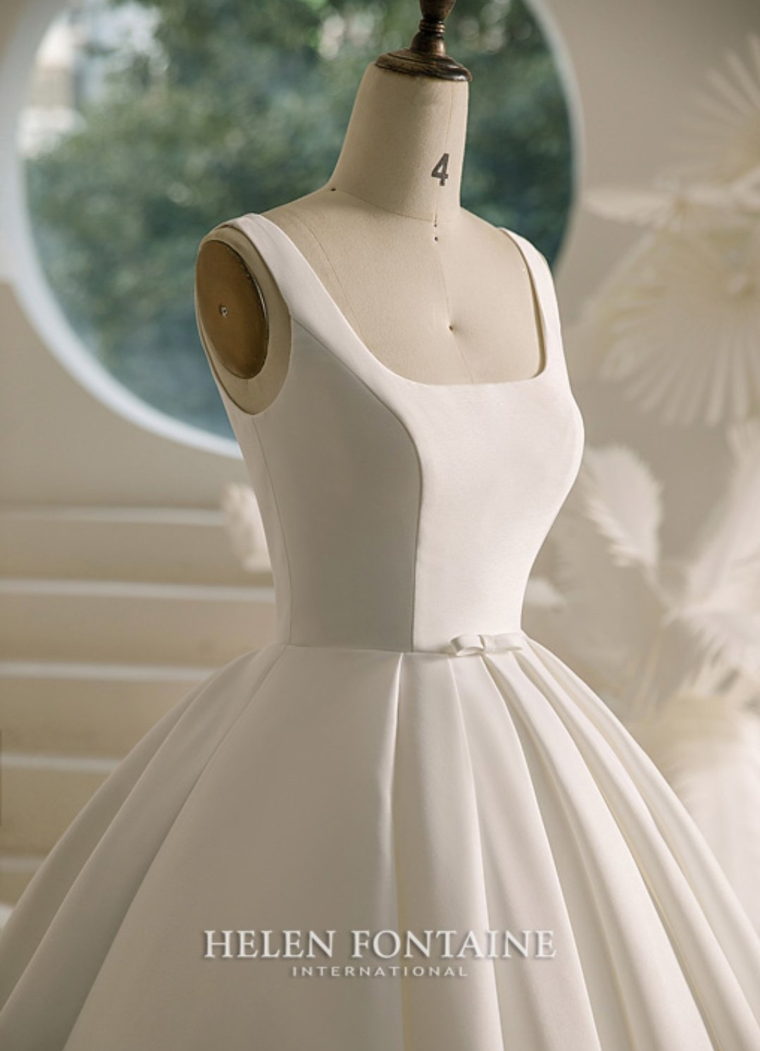 1950S Modest Vintage Short Plus Size Boho Lace Wedding Dress Elegant Casual  Tea Length Bridal Gown with 3/4 Sleeves - June Bridals